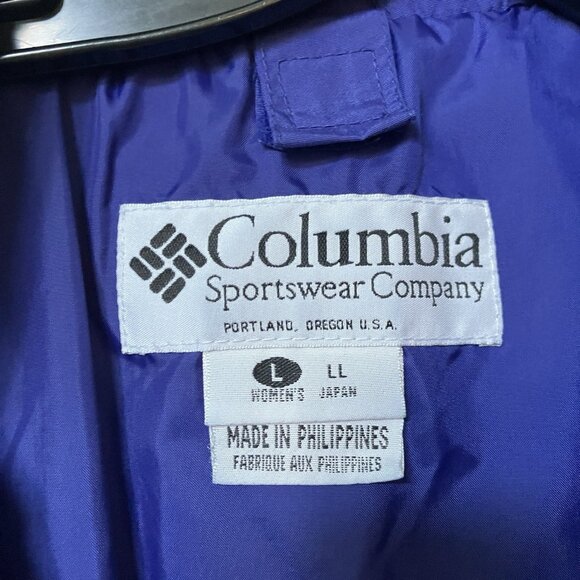 Columbia Bugaboo Jacket Womens L Purple Windbreaker Outdoor Gorpcore - Picture 3 of 10